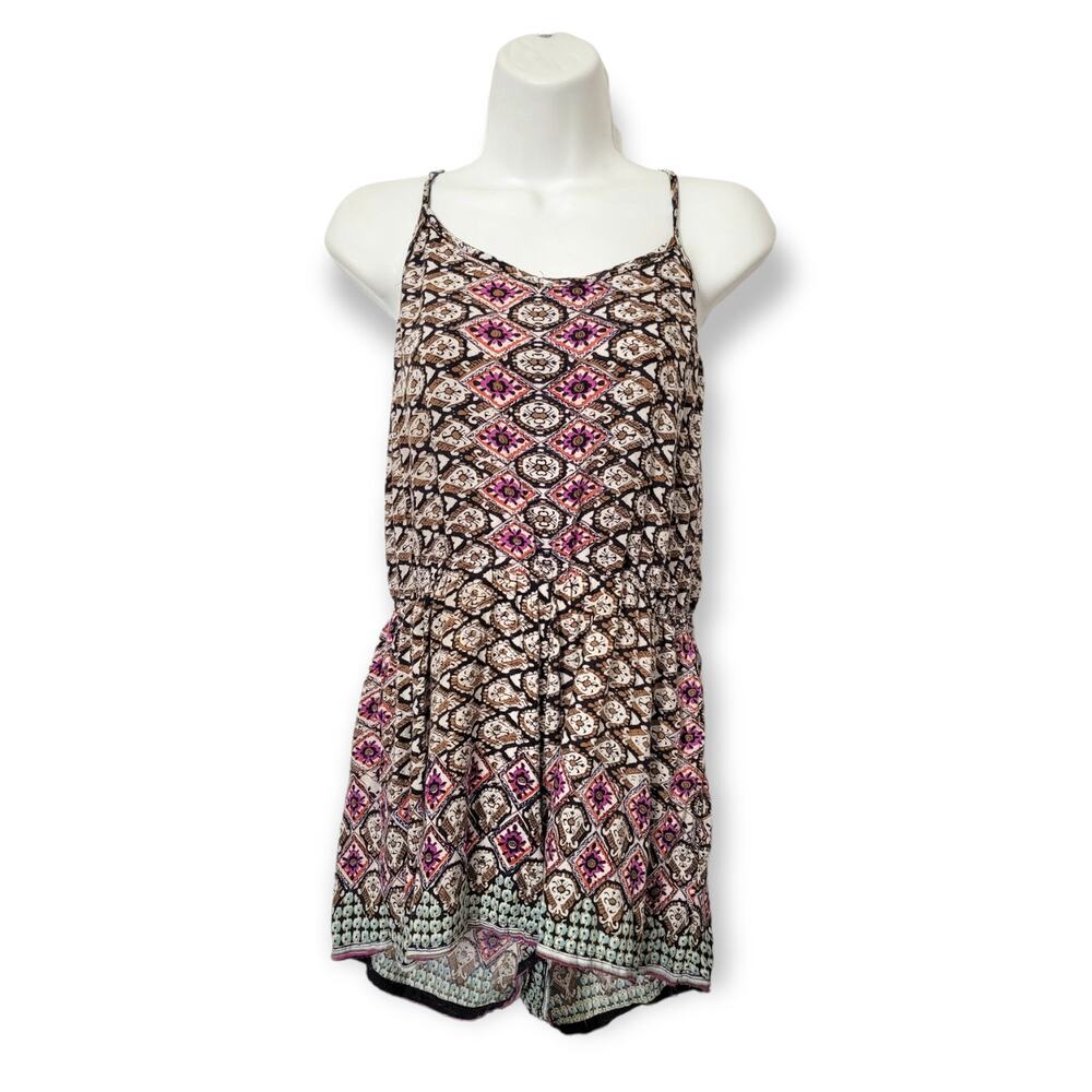 Y2K Angie Sleeveless Summer Romper Size LARGE